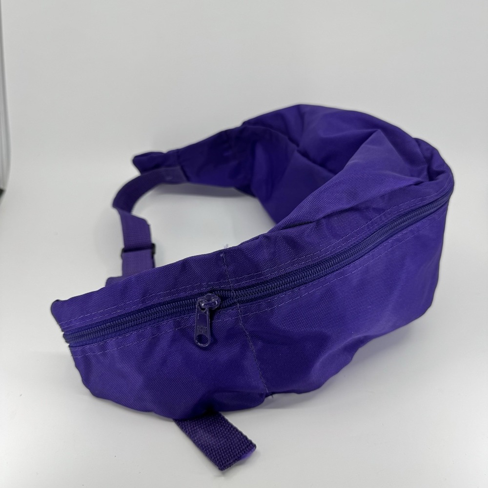 Vintage Ski Country Imports Purple Fanny Pack Xtra Long With 3‎ Pockets